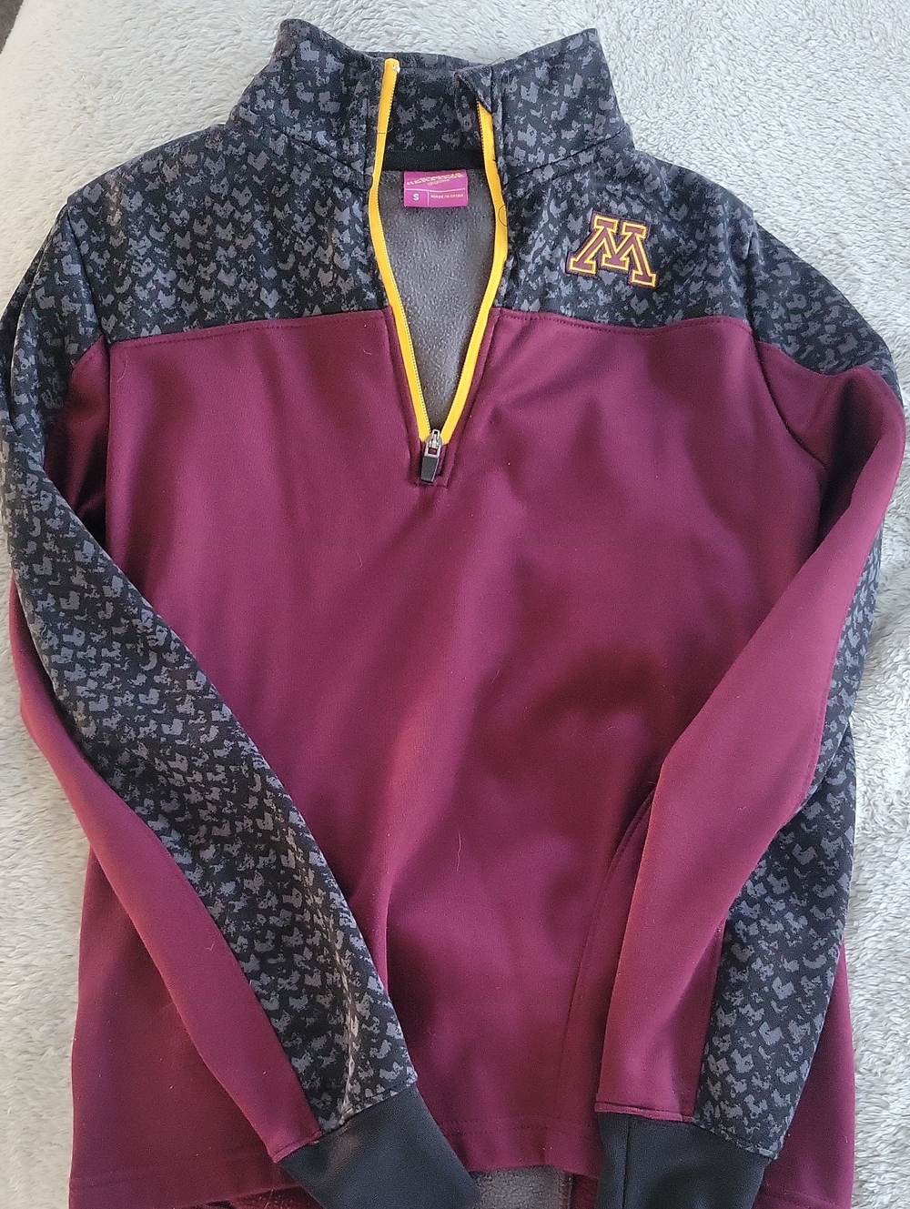 Campus Heritage Maroon & Gold Quarter-Zip Pullover